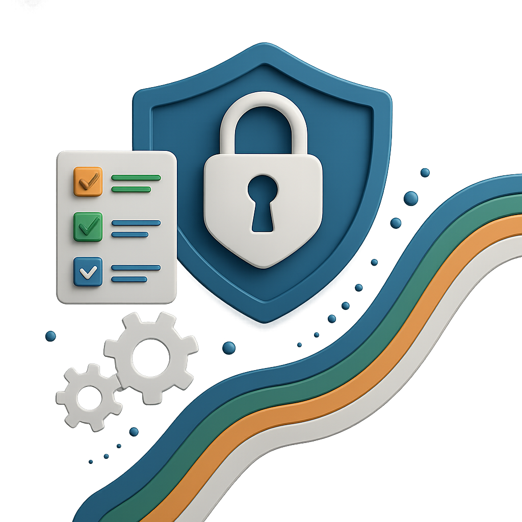 Comply Ark - Simple 4-step compliance process diagram